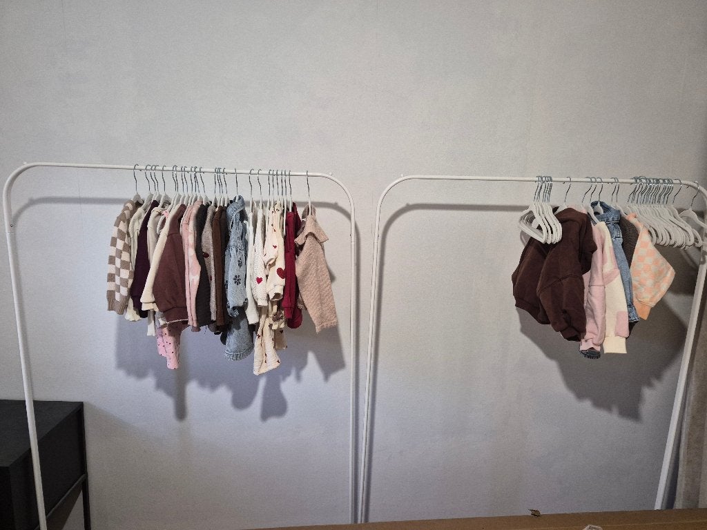 Ikea Mulig kledingrek 2 stuks wit, Ophalen, Zo goed als nieuw