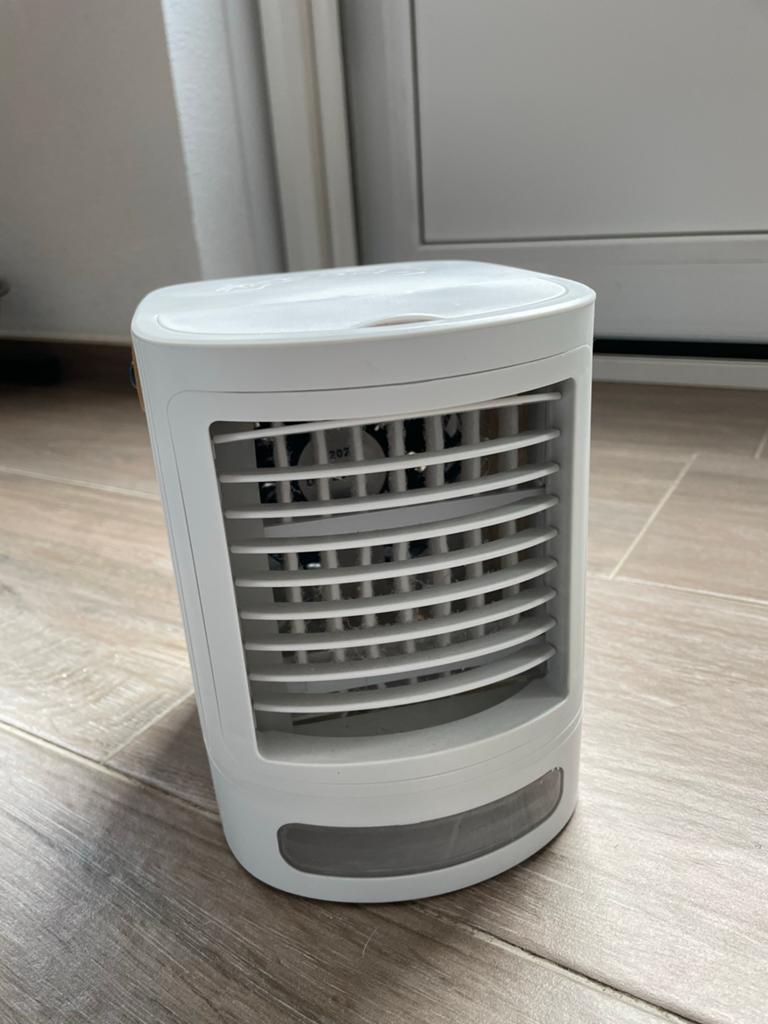 Nor-Tec Air Cooler - Compacte Luchtkoeler met LED Licht, Tafel- of Grondventilator, Minder dan 60 m³, 3 snelheden of meer, Ophalen of Verzenden