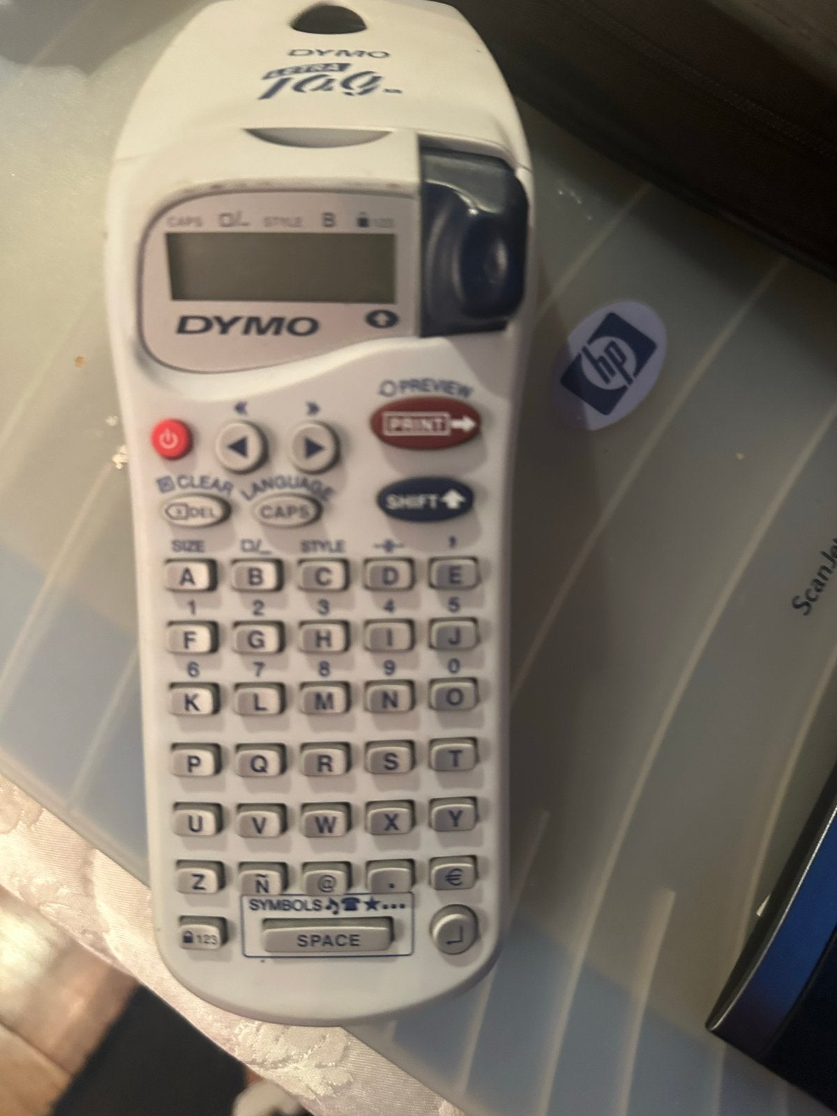 Dymo LetraTag LT-100H Labelmaker, Computers en Software, Ophalen of Verzenden, Gebruikt, Qwerty, Etiket