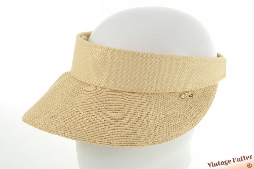 Zonneklep Bronte Amsterdam Evy licht beige 53-61 NIEUW 1size, Kleding | Dames, Hoeden en Petten, Bronté Amsterdam - Evy, Nieuw