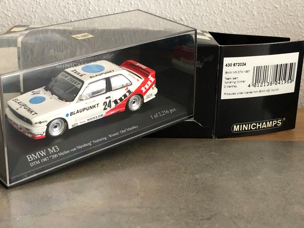 Mdl.063 / BMW E30 M3 " Lui " #24 (Isert) Winner Norisring, Ophalen of Verzenden, Nieuw, Auto, MiniChamps