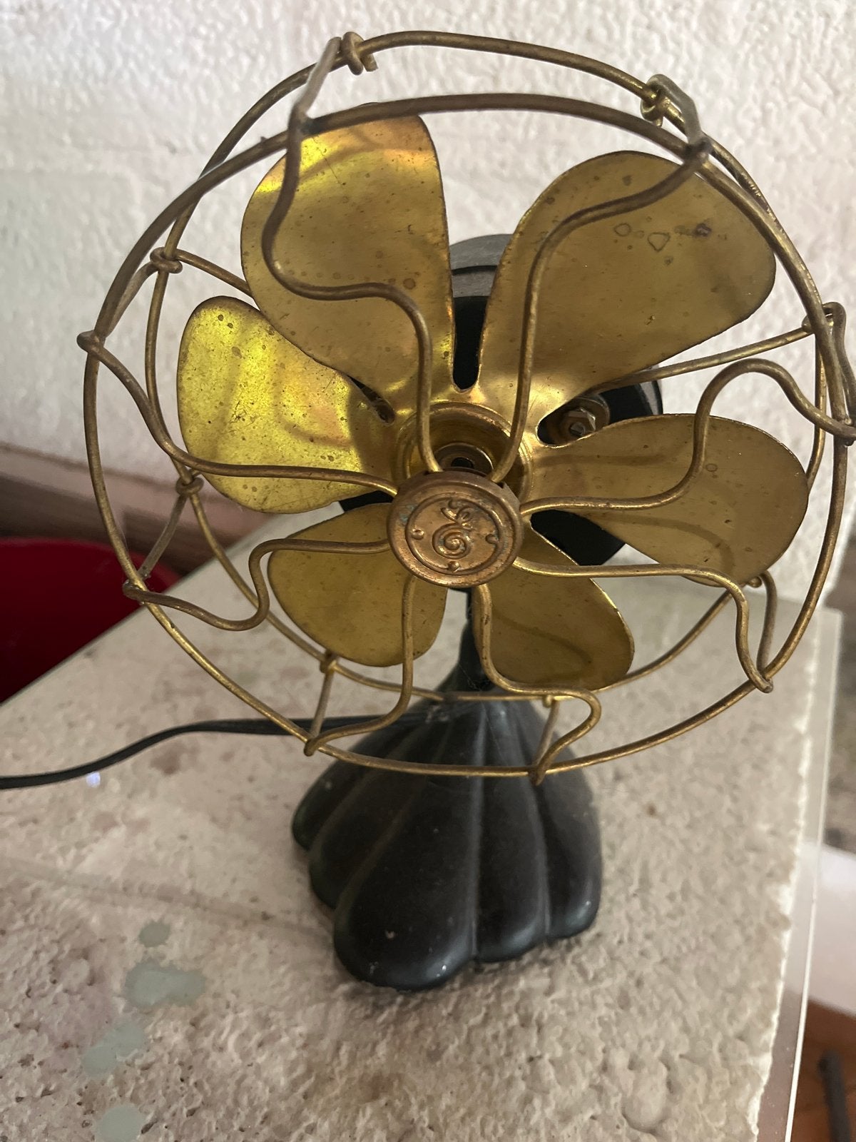 Antieke messing ventilator - Decoratief en uniek, Ophalen