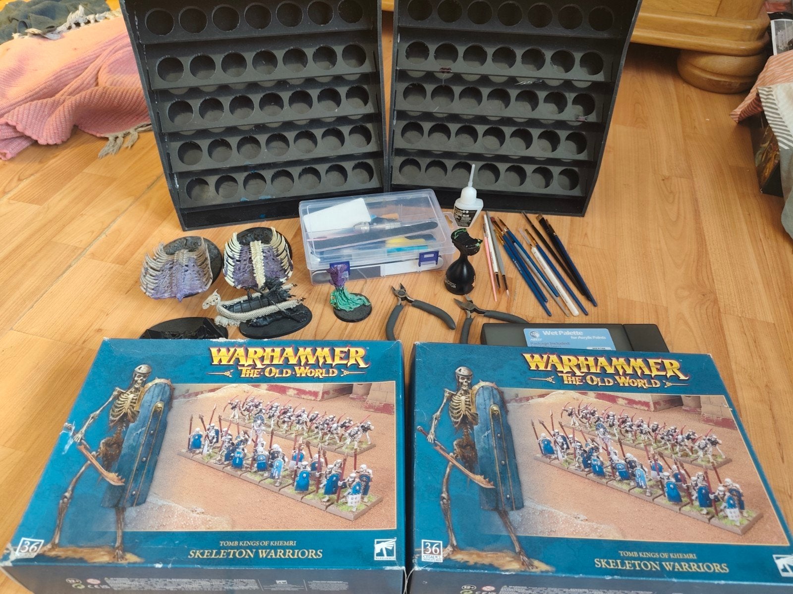 Warhammer toebehorende, Hobby en Vrije tijd, Wargaming, Ophalen of Verzenden, Gebruikt, Warhammer, Toebehoren