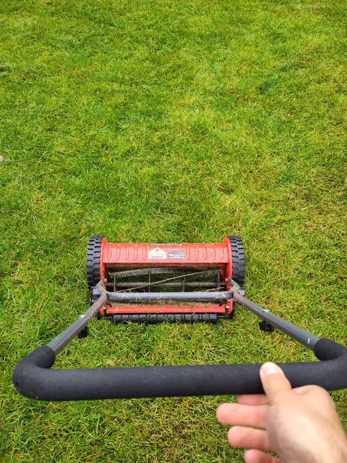Stahlmann RoyalCut40 Kooimaaier - Handgrasmaaier 40cm, Ophalen, Gebruikt, Opvangzak, 40 t/m 49 cm