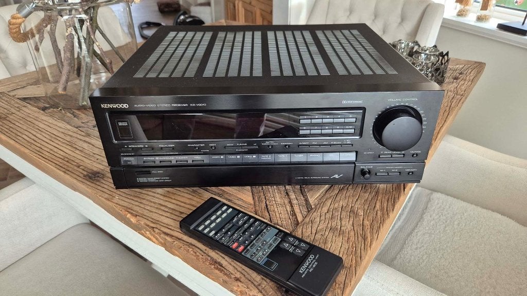 Kenwood KR-V8010 HiFi Stereo Receiver – 2 x 100, Audio, Tv en Foto, Ophalen, Gebruikt, Speakers, Overige merken