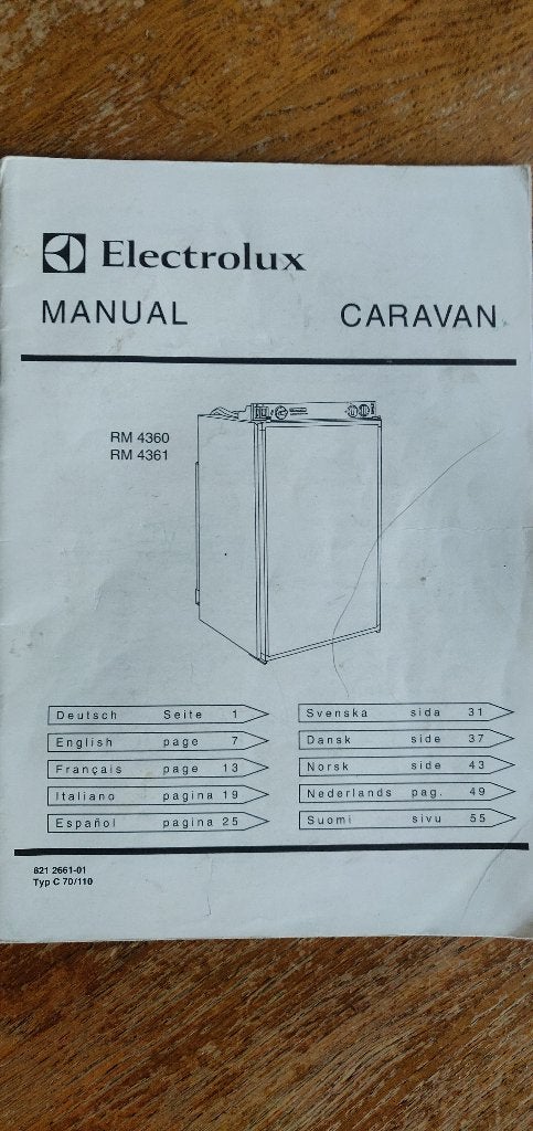 Koelkast Electrolux RM4361, Caravans en Kamperen, Ophalen, Gebruikt