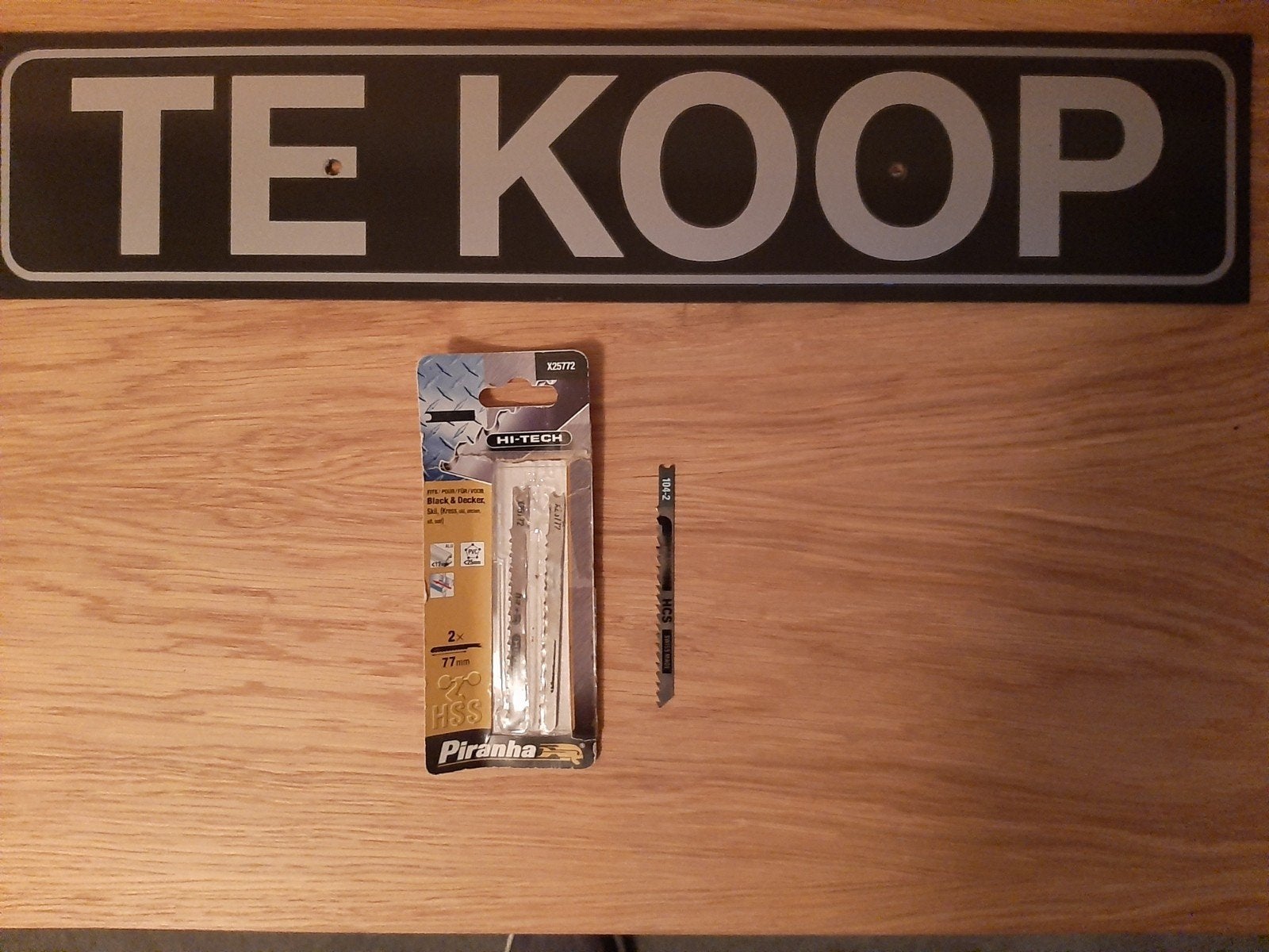 Decoupeerzaagjes van Piranha voor Black & Decker en Skil., Ophalen, Gebruikt