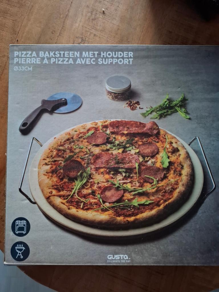Pizzasteen, Ophalen, Nieuw