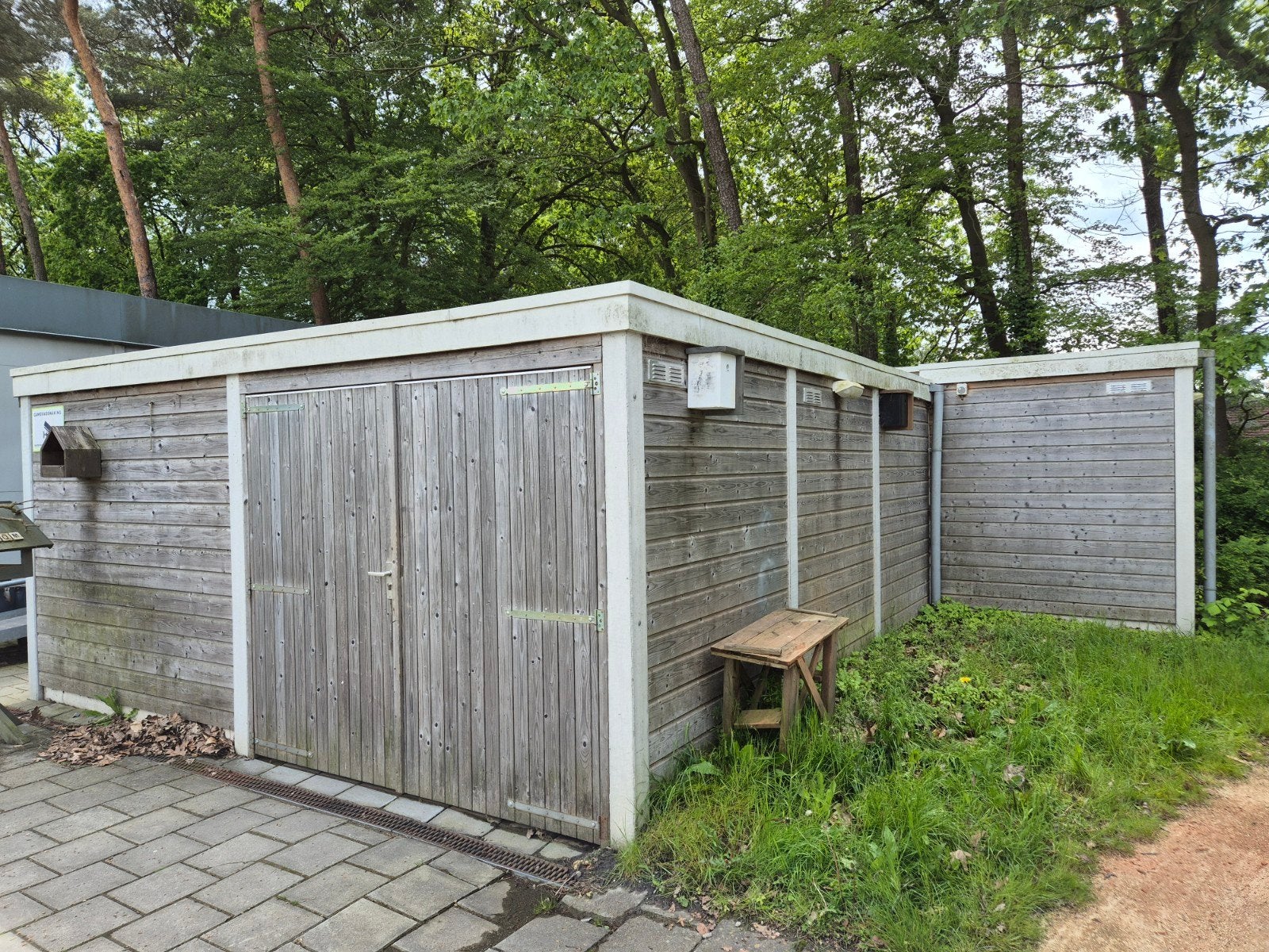 Grote schuur schuren bergruimte beton 75m2, Ophalen, Schuur, Zo goed als nieuw, 500 cm of meer