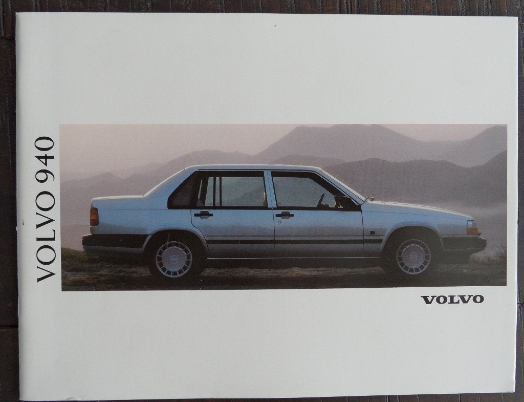 Autofolder : Volvo 940 uit 1991, Ophalen of Verzenden, Nieuw, Volvo