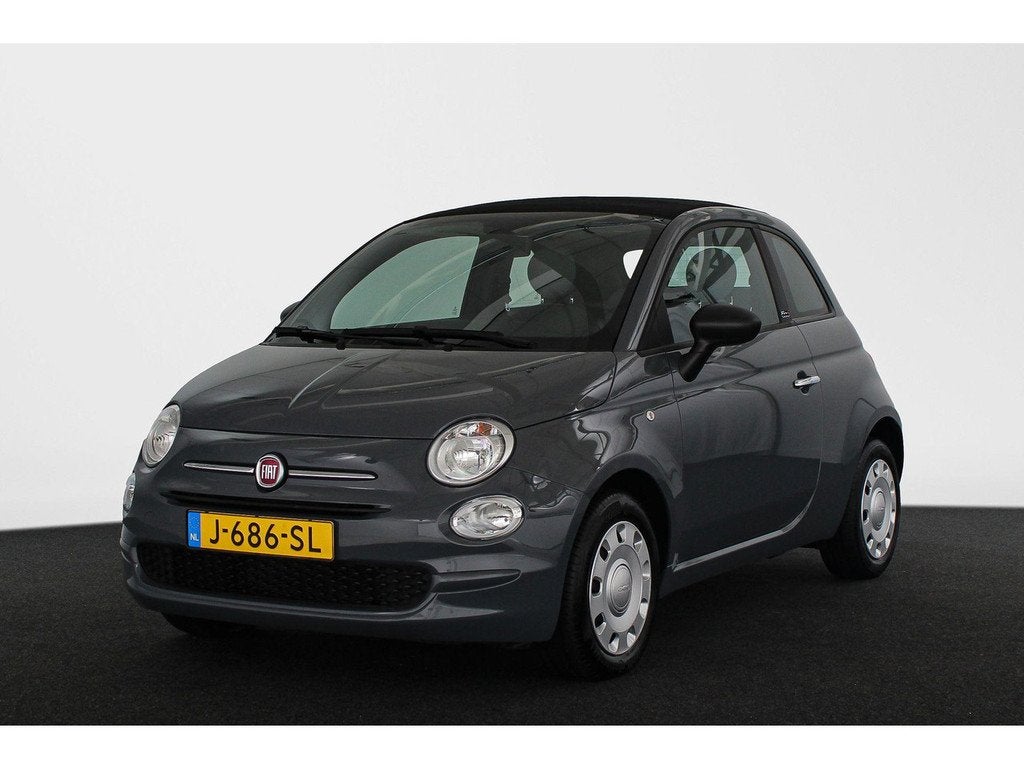 Fiat 500C 1.0 Hybrid Pop Cabriolet Airco Cruise Control, Auto's, Start-stop-systeem, Cabriolet, 4 stoelen, Bedrijf