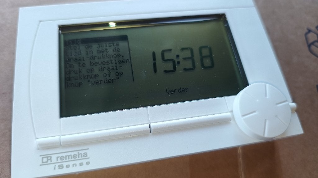 I sense thermostaat remeha, Doe-het-zelf en Verbouw, Ophalen of Verzenden, Zo goed als nieuw