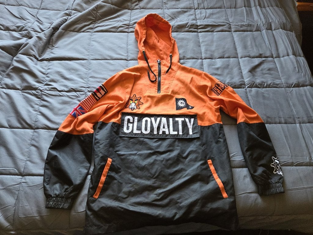 GloGang Pullover Jas - L (Limited Edition), Ophalen of Verzenden, Zo goed als nieuw, Maat 52/54 (L), Oranje