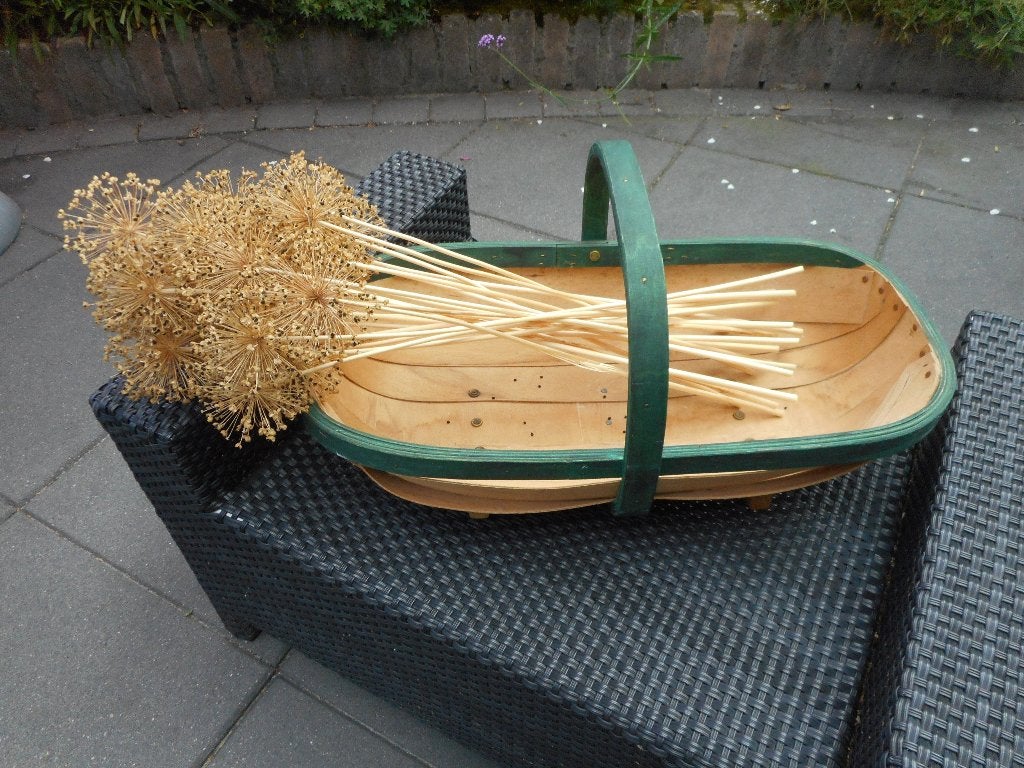 Plukmand, tuin mand, opbergmand, Ophalen, Mand, Zo goed als nieuw, Ovaal
