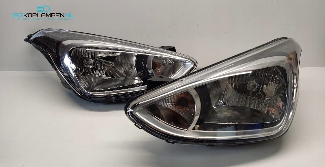 Hyundai i10 2 koplamp links rechts, Gebruikt, -, -, Ophalen of Verzenden