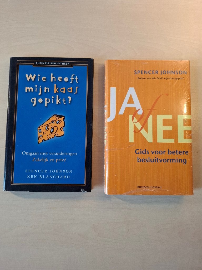 2 x Spencer Johnson over besluitvorming & verandering, Ophalen of Verzenden, Zo goed als nieuw, Management