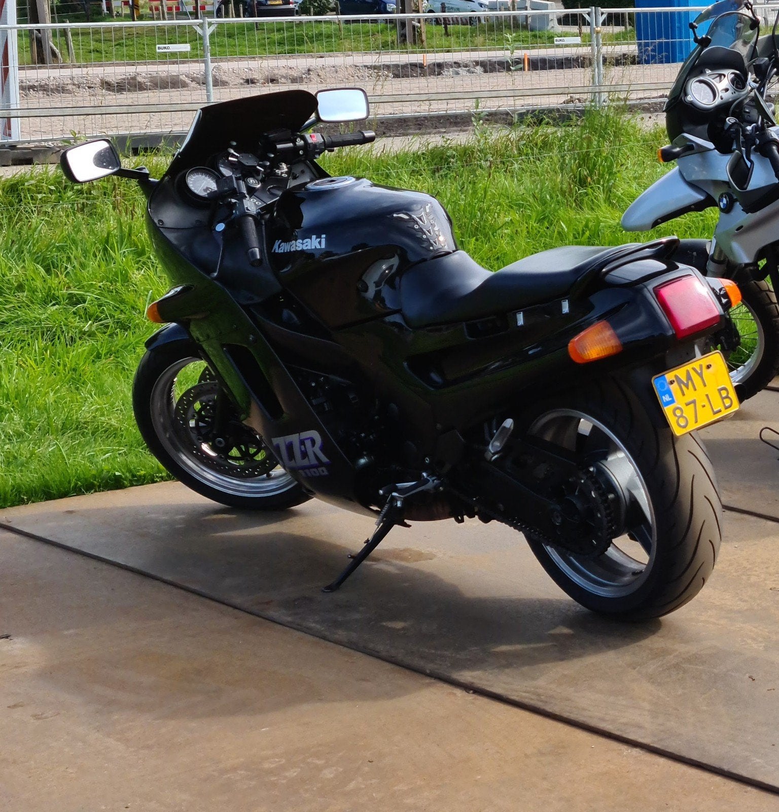 kawasaki zzr 1100 (1992) zwart, Motoren, 4 cilinders, Motorrijbewijs A, Gebruikt, Super Sport