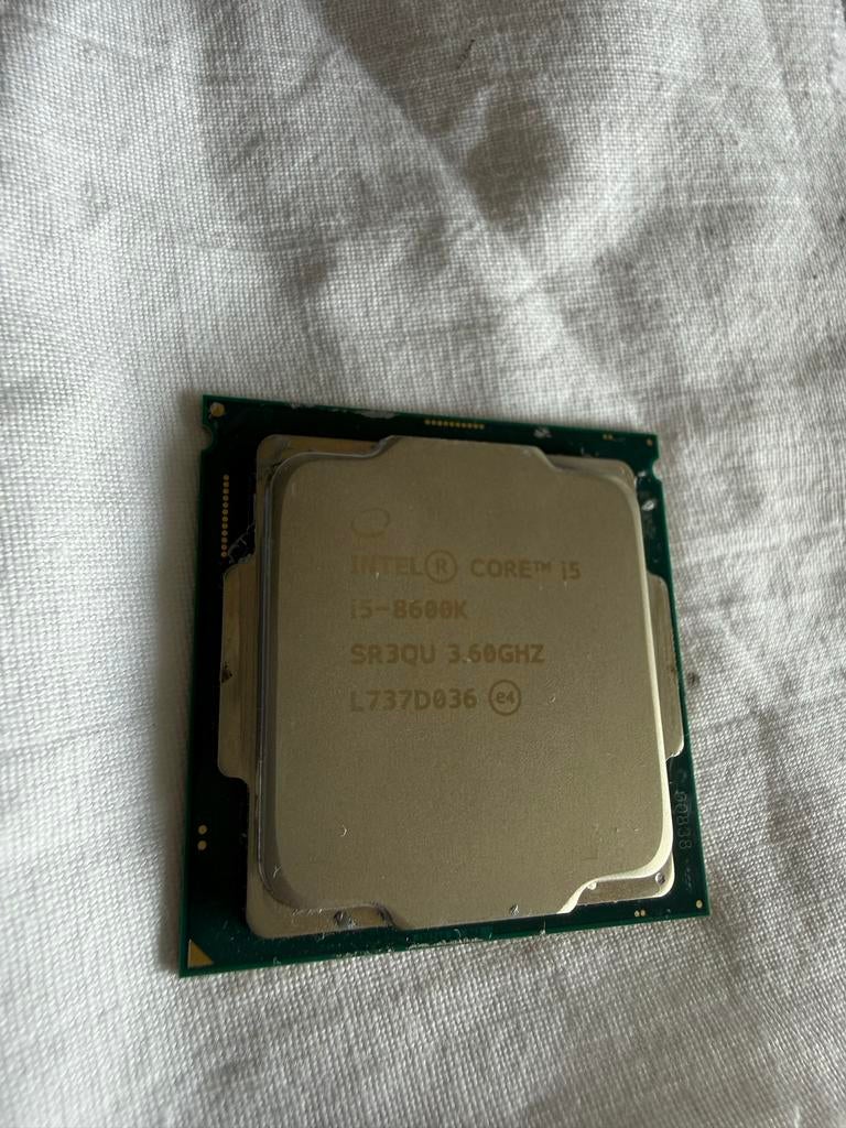 Intel Core i5-8600K Processor 3.60GHz, Ophalen of Verzenden, Gebruikt, 6-core, 3 tot 4 Ghz
