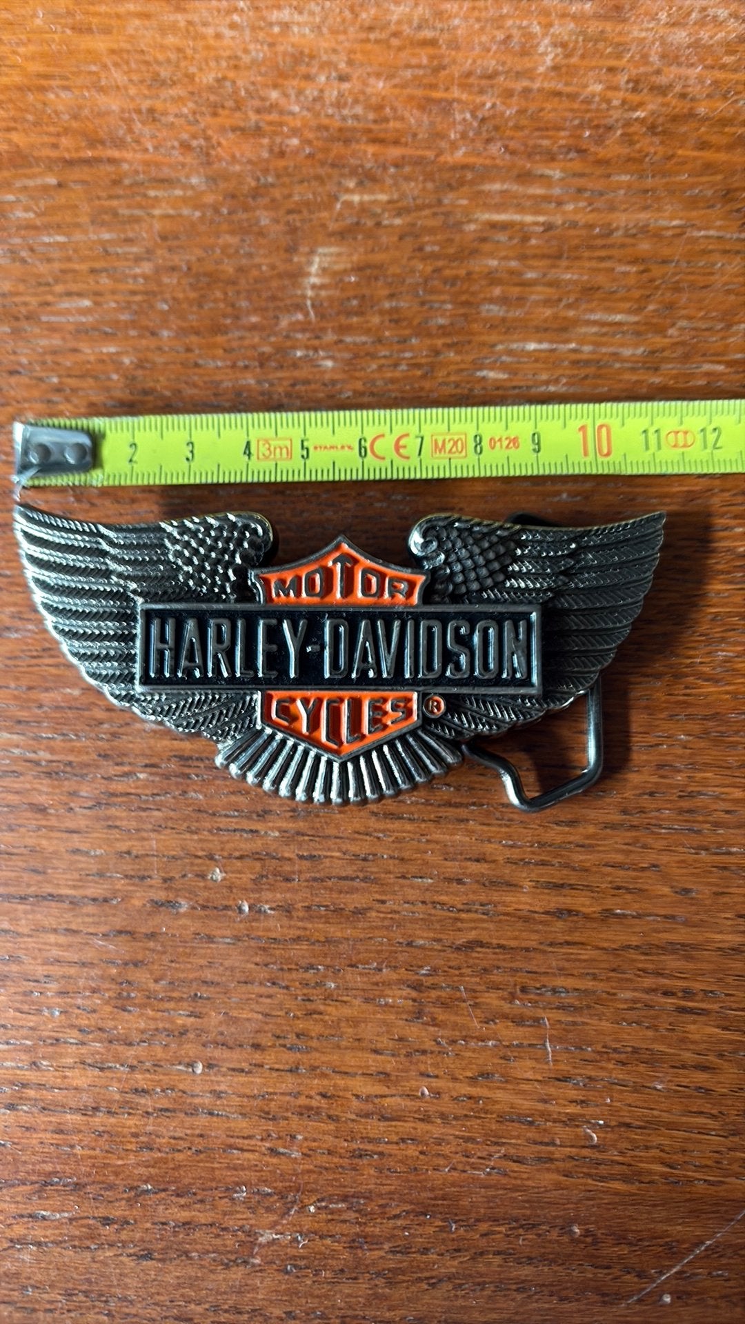 Buckle riemgesp Harley Davidson Solid Brass, Kleding | Heren, Losse buckle of gesp, Overige kleuren, Minder dan 95 cm, Ophalen of Verzenden