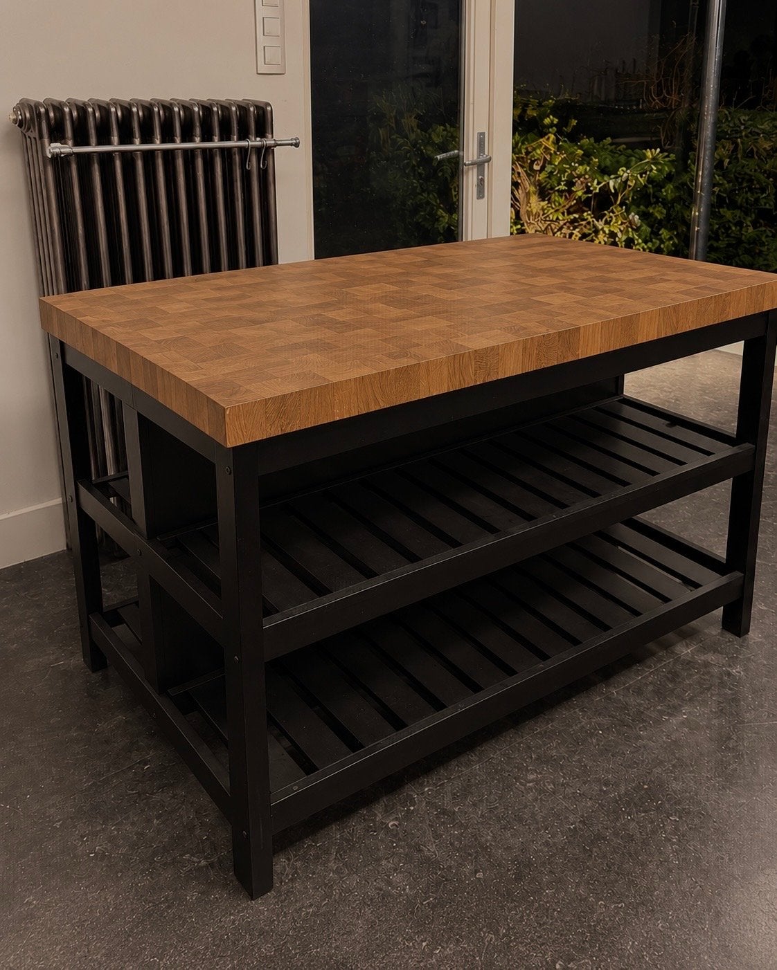 IKEA VADHOLMA, Ophalen, Zwart, 50 tot 100 cm, Zo goed als nieuw