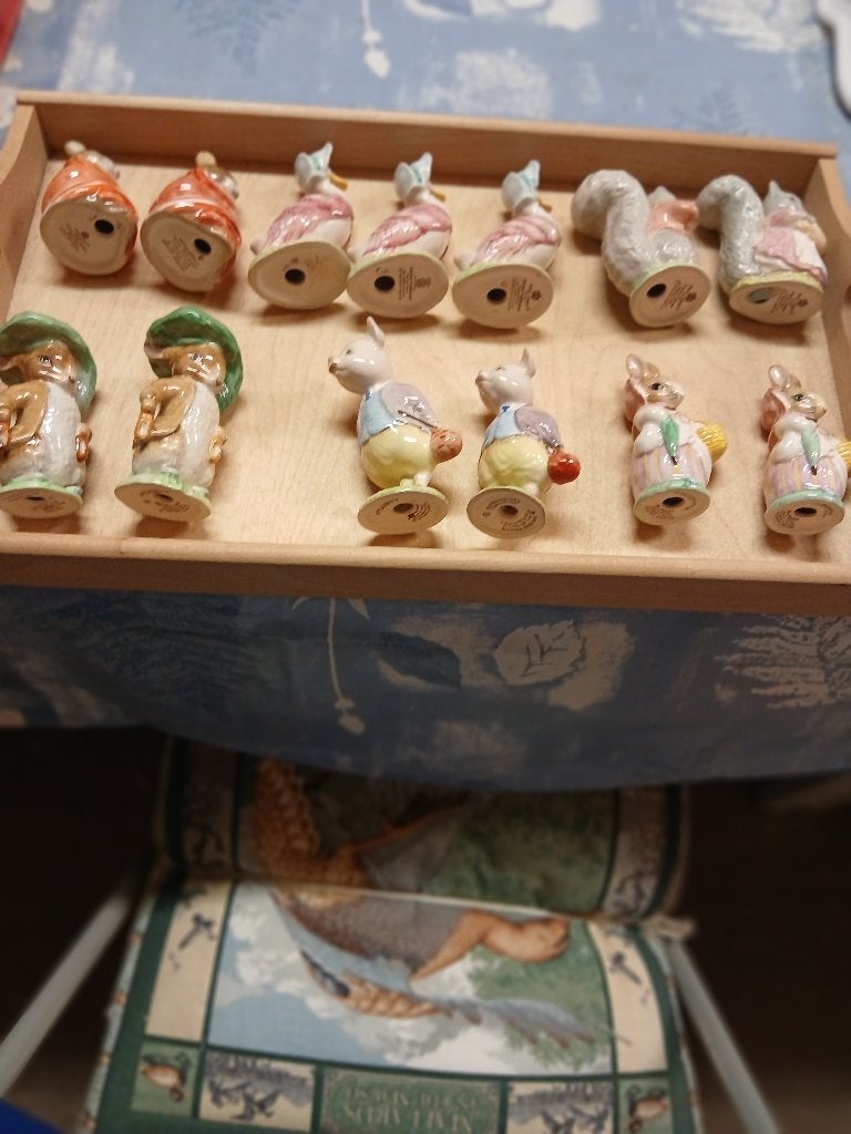 Beatrix potter beeldjes voorraad 8/8, Ophalen of Verzenden, Nieuw, Dier