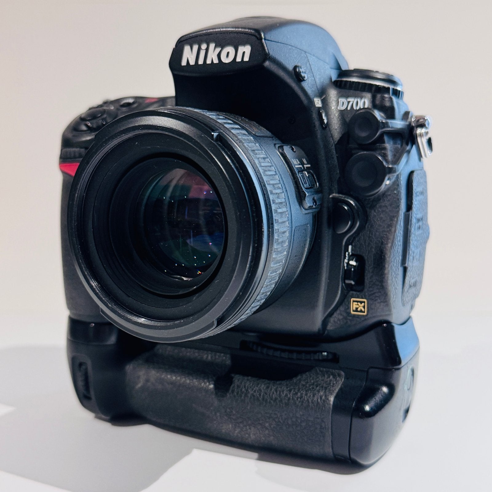 Nikon D700 Spiegelreflexcamera met batterijgrip, Ophalen, Gebruikt, Spiegelreflex, Nikon