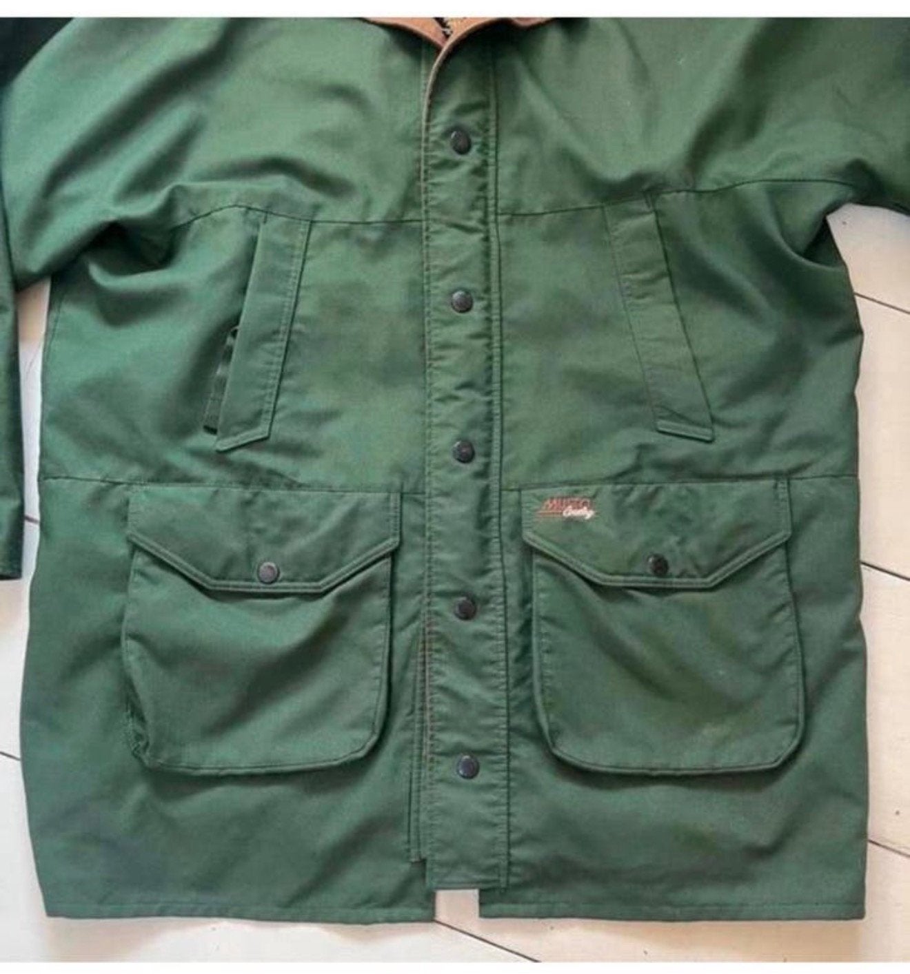 Vintage MUSTO COUNTRY herenjas regenjas heren Jas groen M, Kleding | Heren, Jassen | Winter, Maat 48/50 (M), Ophalen of Verzenden