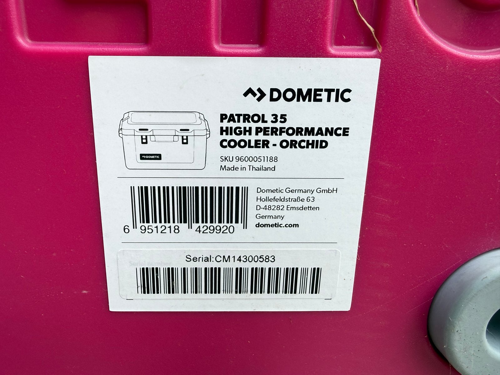 Dometic Patrol 35 passieve koelbox - Zo goed als nieuw, Ophalen of Verzenden, Zo goed als nieuw, Koelbox, Koelelement