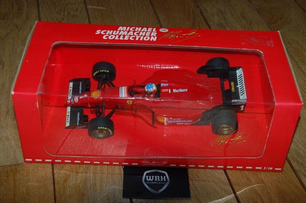 FERRARI F1 1996 MARLBORO Schumacher Minichamps WRH, Verzenden, Zo goed als nieuw, Auto, MiniChamps