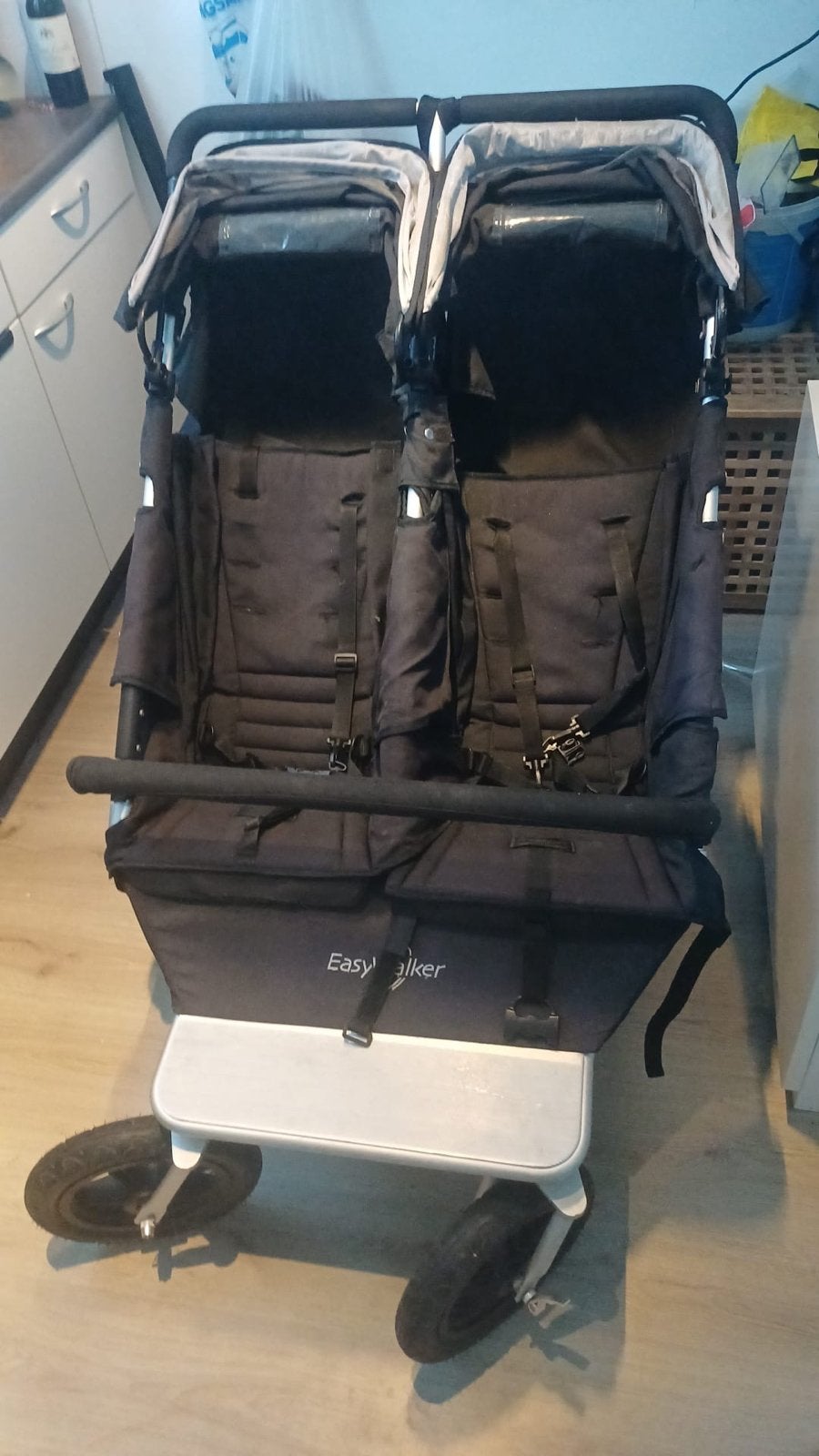 Easywalker Duowagen - Inklapbaar (klikt niet vast), Gebruikt, Duowagen, Ophalen, Kinderwagen