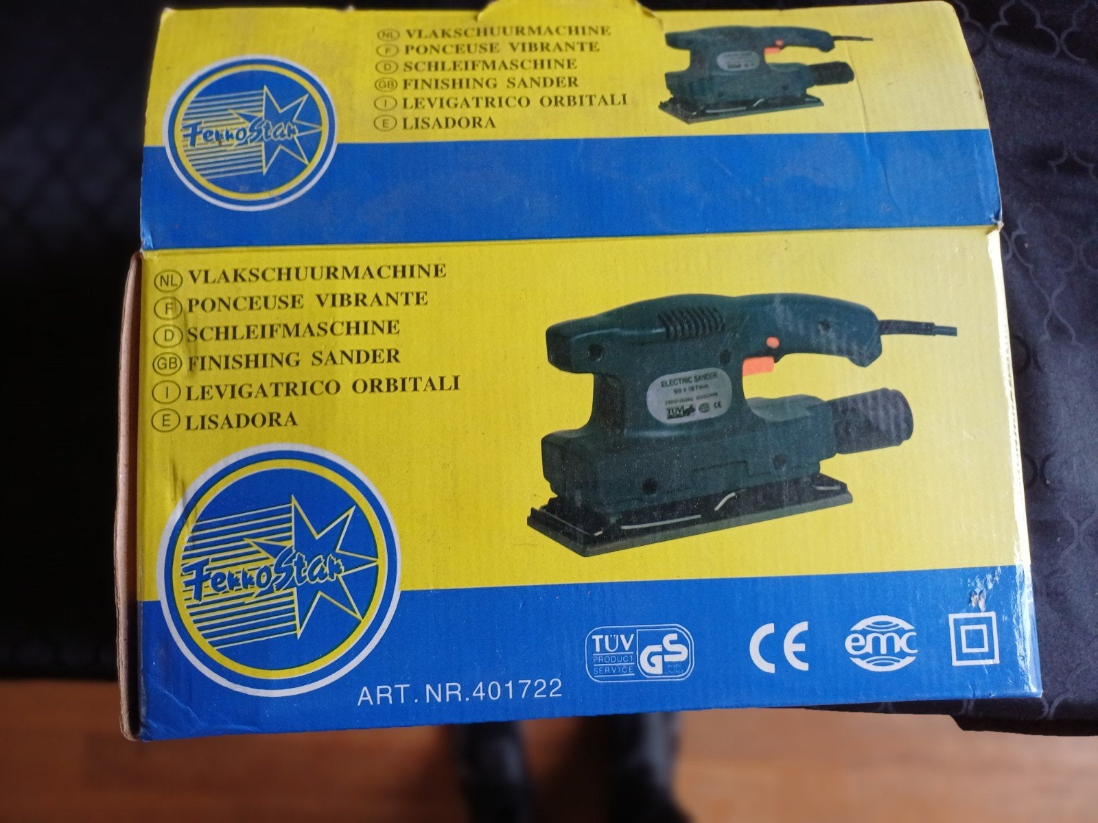 Vlakschuurmachine, Doe-het-zelf en Verbouw, Ophalen, Gebruikt, Minder dan 600 watt, Vlakschuurmachine