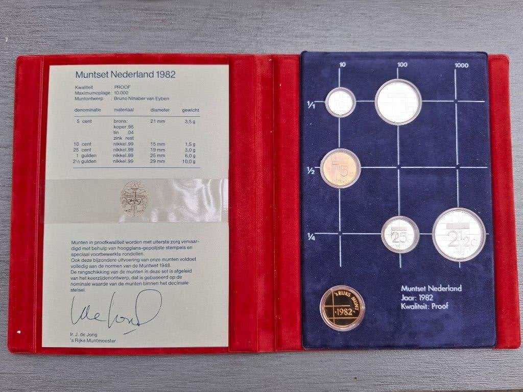 Muntset nederland 1982, Ophalen of Verzenden, Koningin Beatrix, Overige waardes, Setje