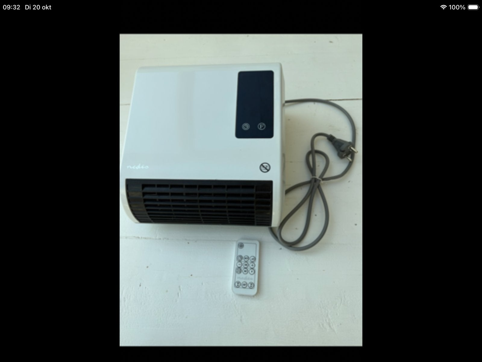 Nedis badkamer verwarming, Ophalen of Verzenden, Zo goed als nieuw