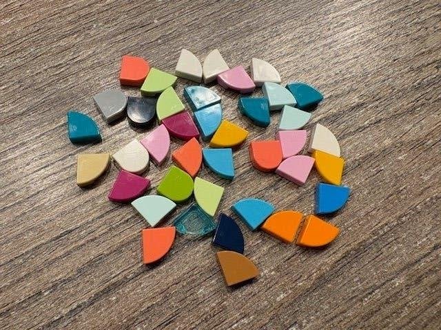 lego 1x1 dots in div. kleuren, samen voor 0,90, Ophalen of Verzenden, Nieuw, Accessoire, Lego