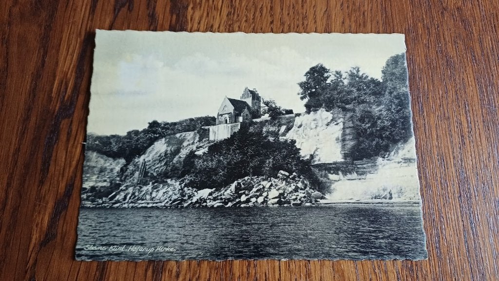 DENEMARKEN : Stevns Klint / Højerup Gamle Kirke Krijtrotsen, Ophalen of Verzenden, 1960 tot 1980, Gelopen, Overig Europa