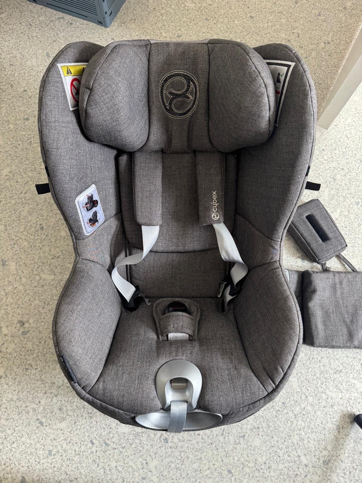 Cybex Sirona i-Size Plus - Soho Grey, Verstelbare rugleuning, 0 t/m 18 kg, Zo goed als nieuw, Isofix