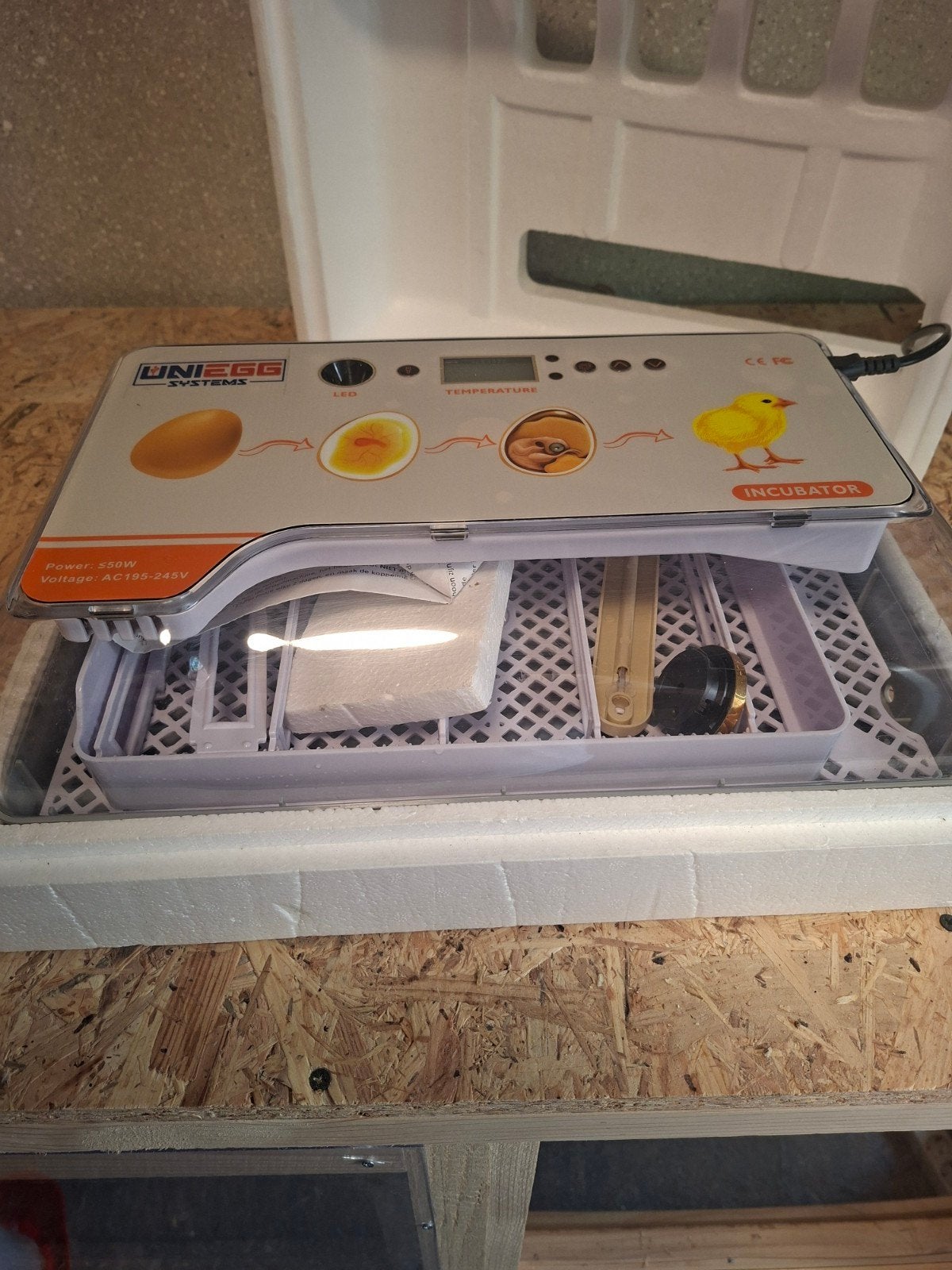 Broedmachine inclusief Complete set, Dieren en Toebehoren, Ophalen, Zo goed als nieuw, Broedmachine