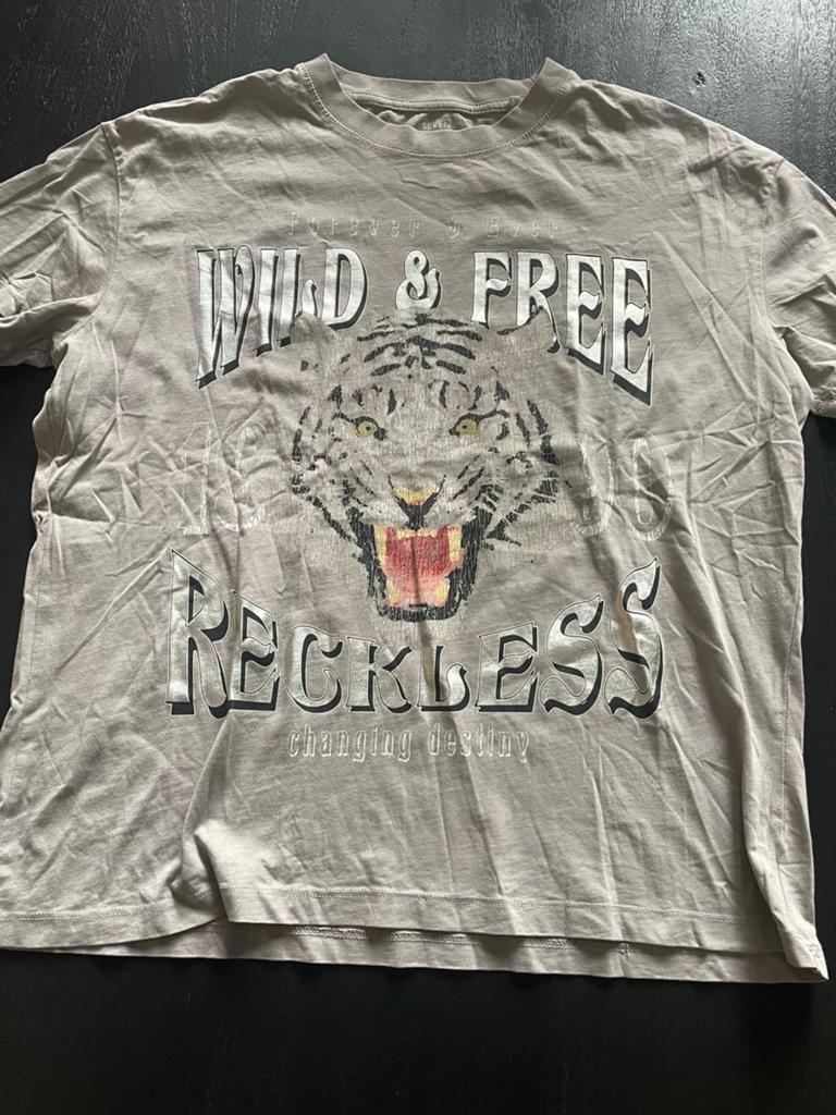 Seven sisters tshirt, Kleding | Dames, Ophalen of Verzenden, Zo goed als nieuw, Zwart, Korte mouw