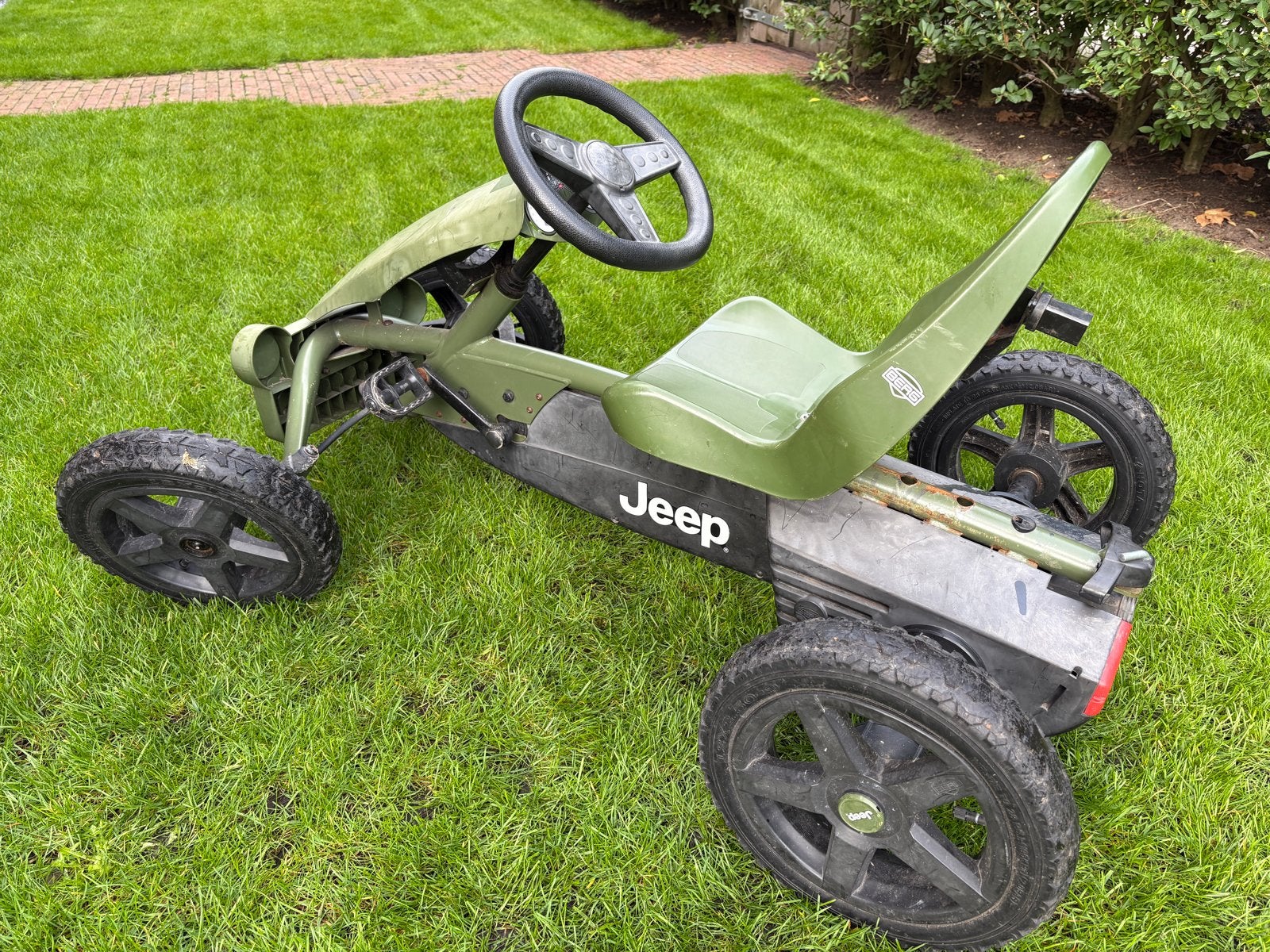 Jeep skelter - Groen - Gebruikt, Ophalen, Gebruikt, Trapvoertuig