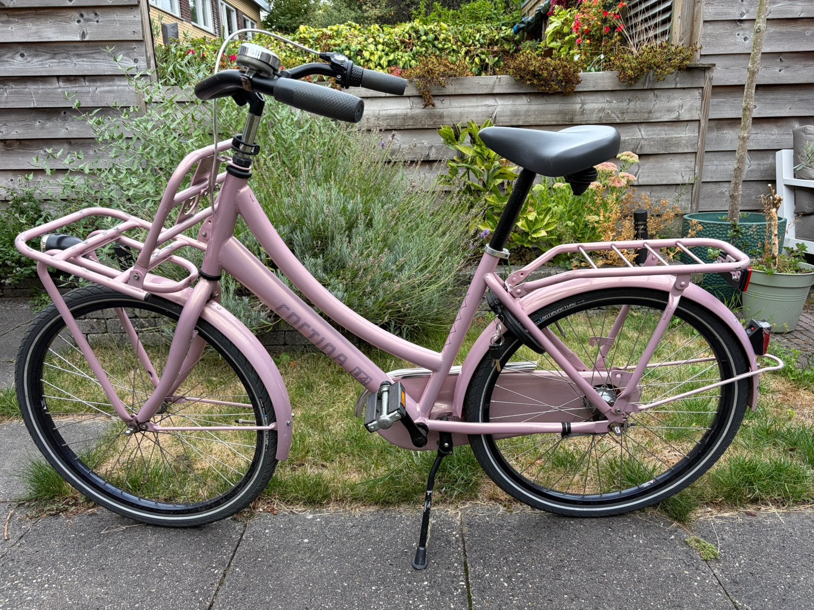 Cortina U4 24 inch meisjesfiets roze, Ophalen, Terugtraprem, Versnellingen, Gebruikt