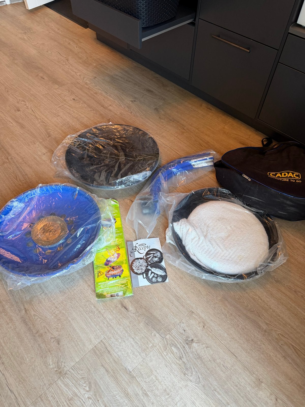 Cadac Skottelbraai 50 gasbarbecue met accessoires, Ophalen, Gebruikt
