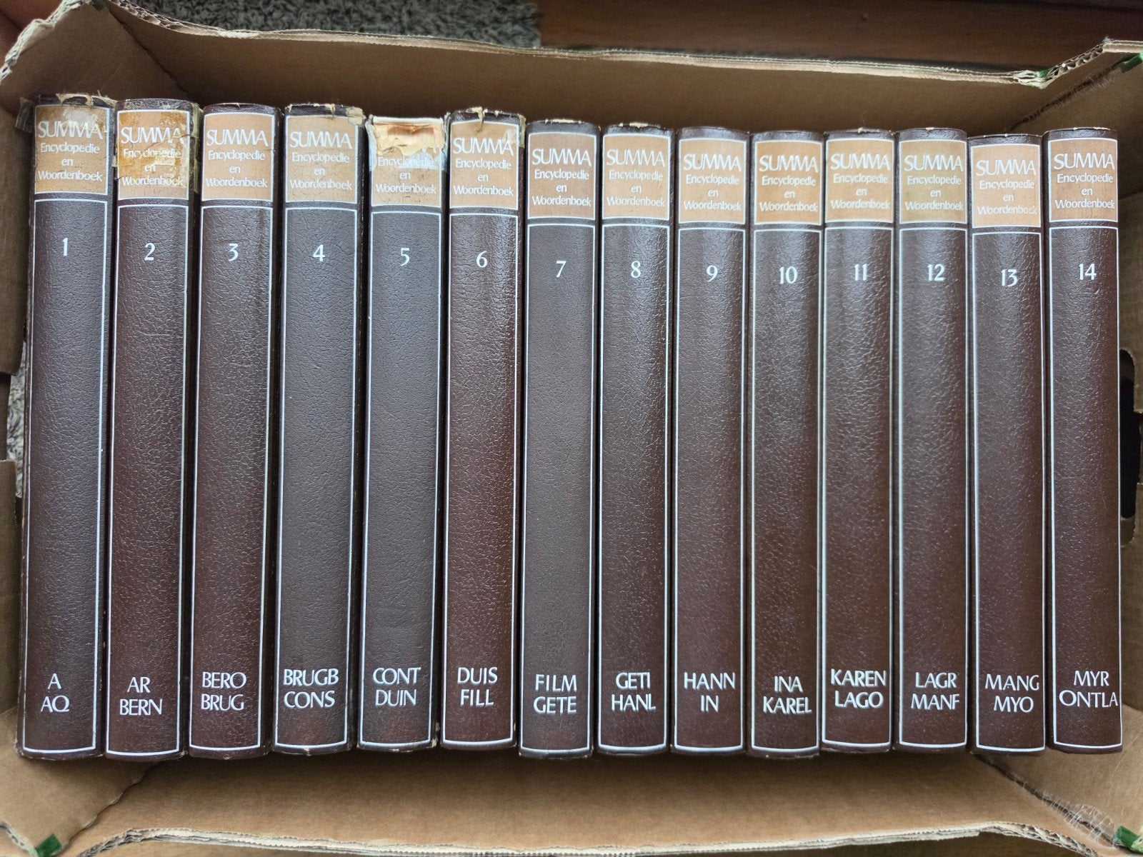 Summa Encyclopedie en Woordenboek Complete Serie (26 delen), Gelezen, Complete serie, Ophalen of Verzenden, Algemeen