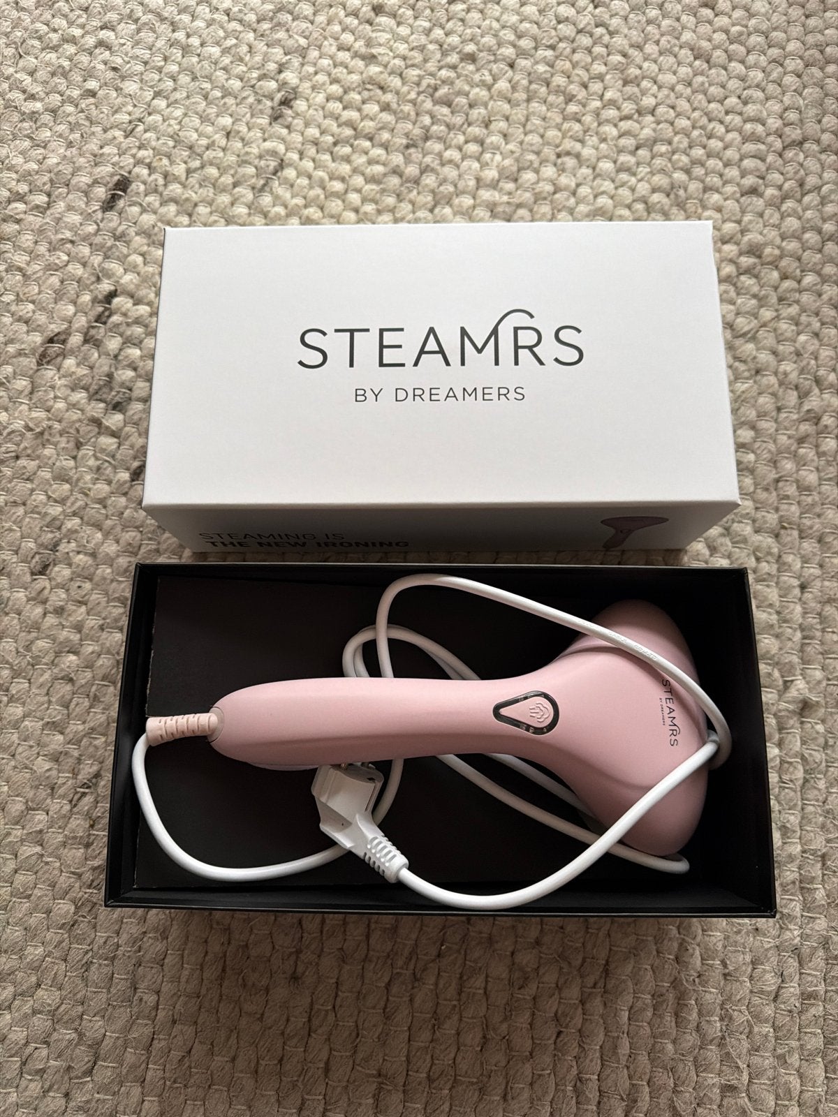 STEAMRS Handstomer - Roze Kledingstomer, Witgoed en Apparatuur, Strijkijzers en Strijkplanken, Ophalen of Verzenden, Zo goed als nieuw