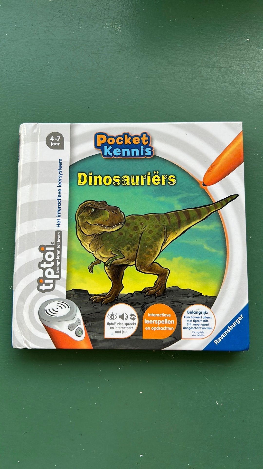 Tiptoi pocket kennis dinosauriërs, Ophalen of Verzenden, Zo goed als nieuw