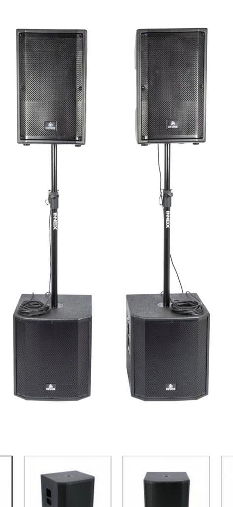 Actieve luidsprekerset met subwoofers en statieven, Gebruikt, Complete surroundset, 120 watt of meer, Ophalen