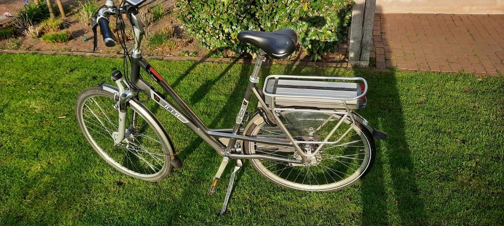 RIH omega electrisch dames fiets, Gebruikt, Velgrem, Versnellingen, 56 cm of meer