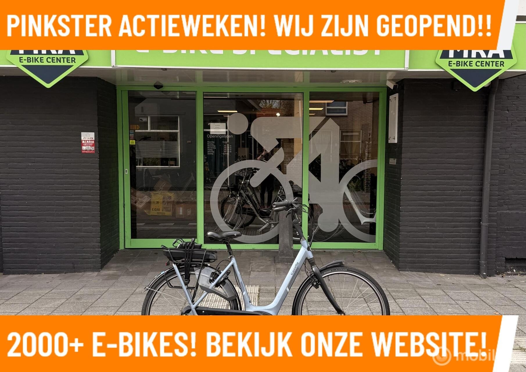 Gazelle Orange C310 Elektrische fiets met BOSCH midden motor, 51 tot 55 cm, Gazelle