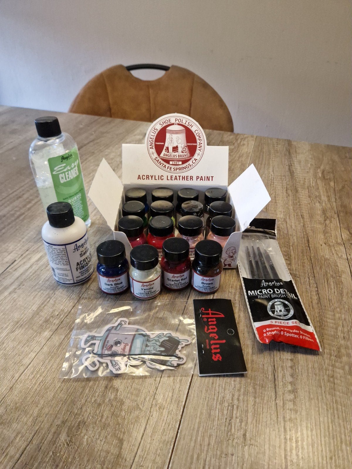 Angelus Leather Verf Set - Starterspakket voor Schoenen, Ophalen of Verzenden, Nieuw, Overige typen