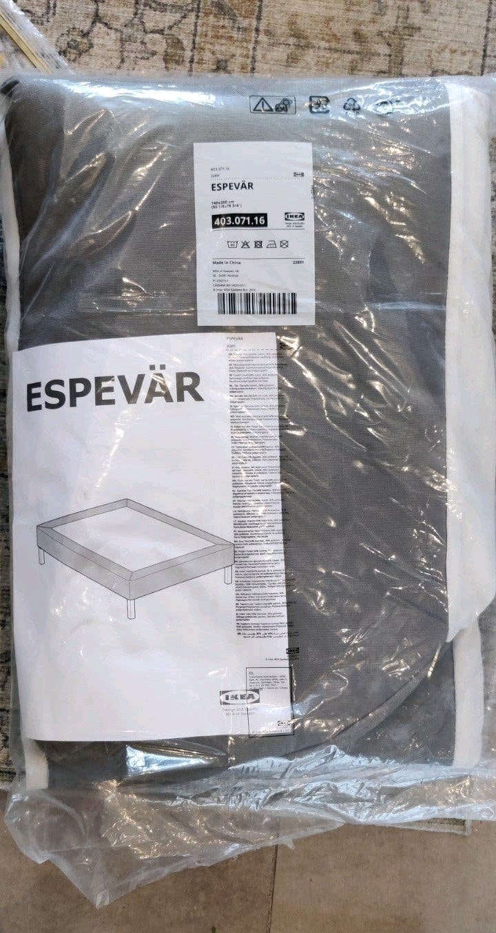 Hoes voor espevar bedombouw van Ikea, Ophalen, Nieuw, Tweepersoons, Hout