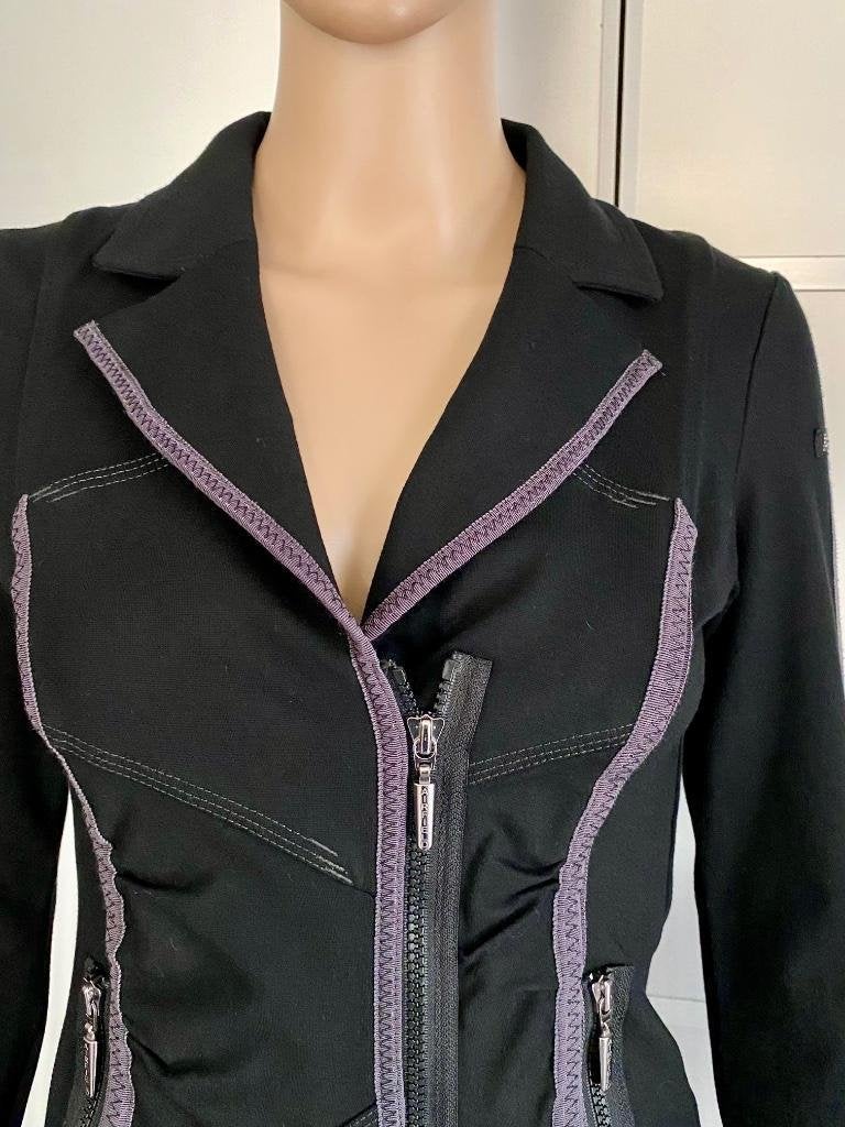G741 Airfield maat XS=34 jasje blazer colbert vest zwart, Zwart, Ophalen of Verzenden, Zo goed als nieuw, Jasje